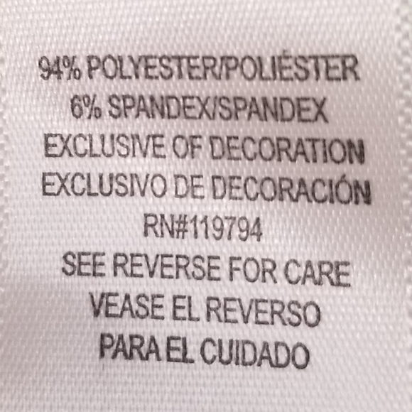 π’ SALE Energe World Wear Flutter Sleeve Lace Detail Womens Plus 3X Like New - Picture 7 of 9